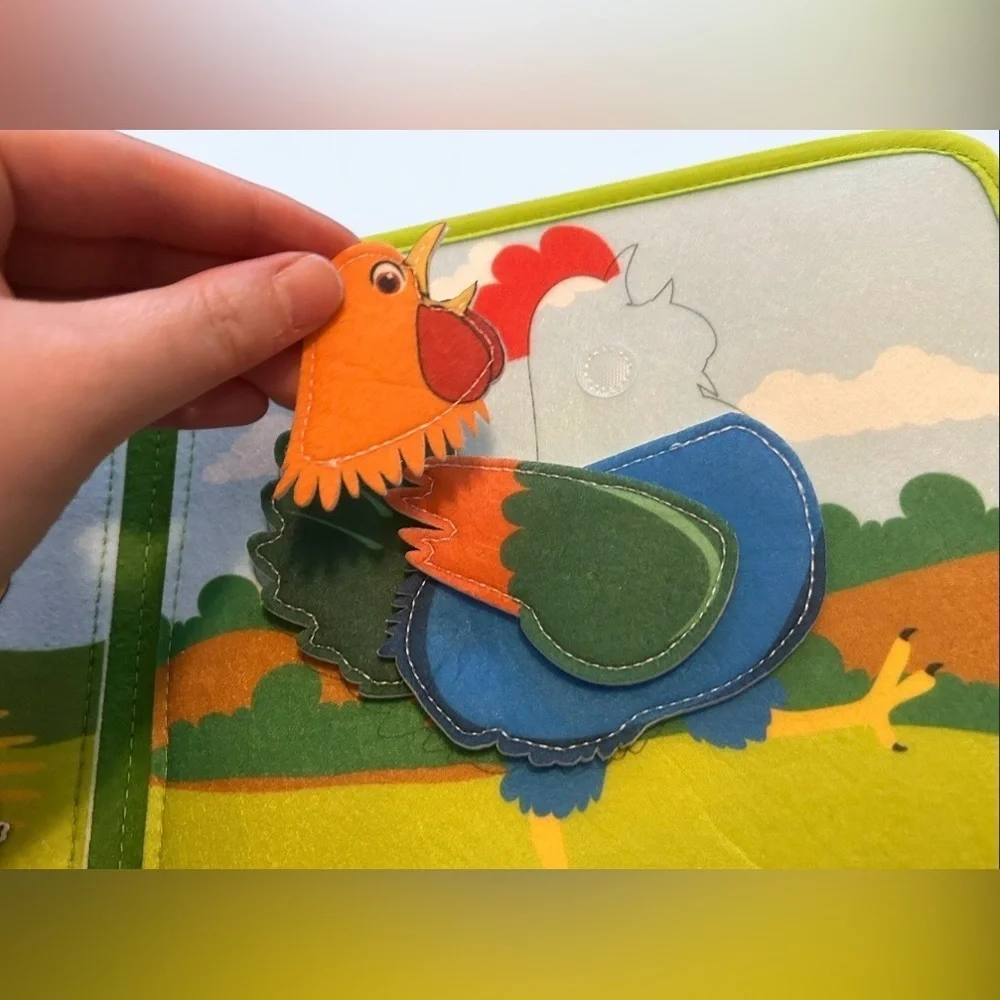 Goliyean Montessori Busy Board Book - My First Farm - NEW